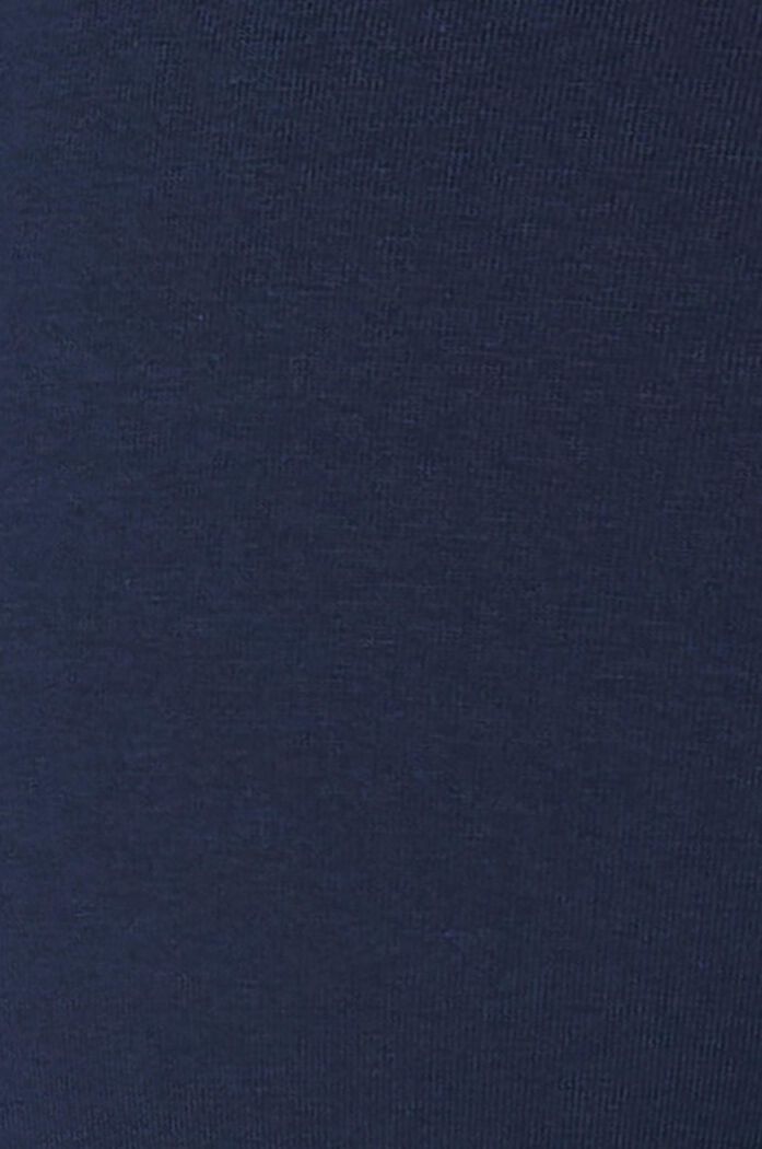 Spodnie z dżerseju z panelem na brzuch, bawełna organiczna, NIGHT BLUE, detail image number 3