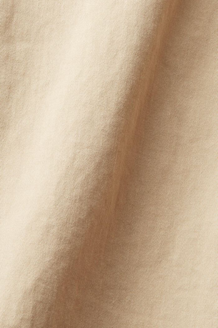 Elastyczne spodnie chino z bawełny, SAND, detail image number 4