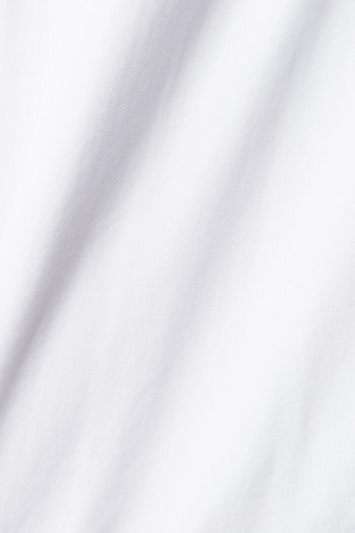 Koszula z dżerseju, 100% bawełny, WHITE, detail image number 4