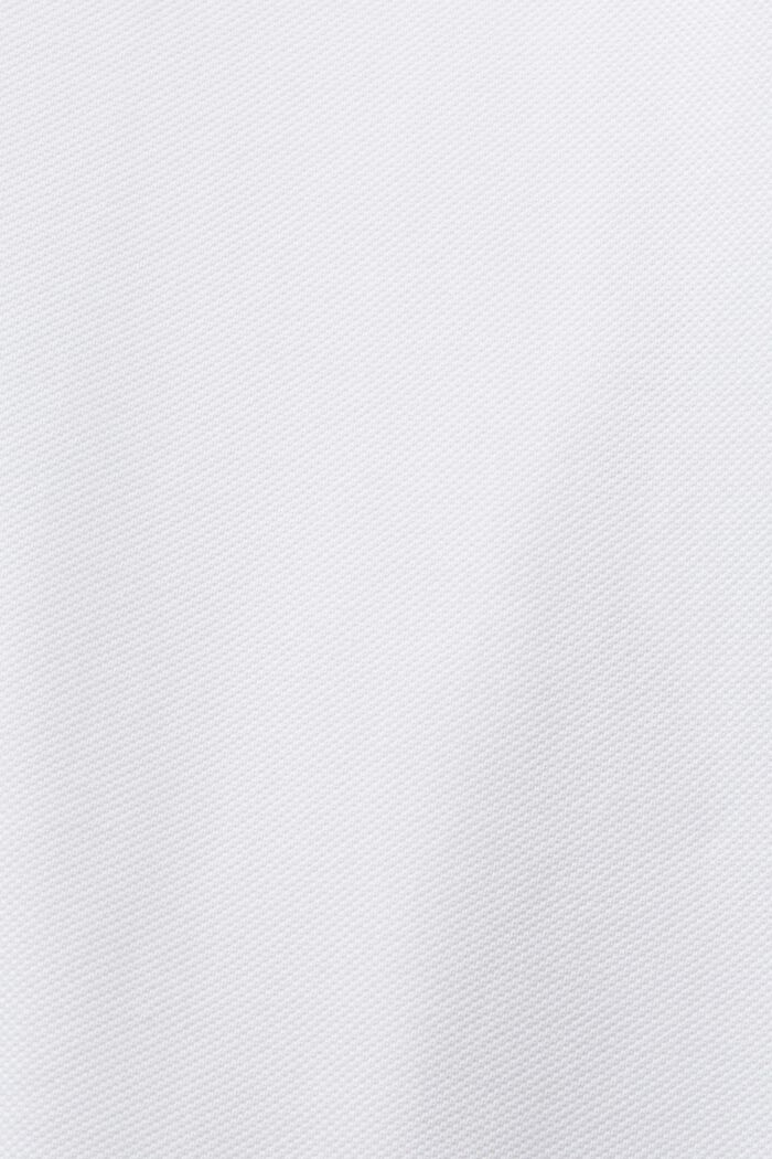 Koszulka polo z bawełny pima, WHITE, detail image number 5