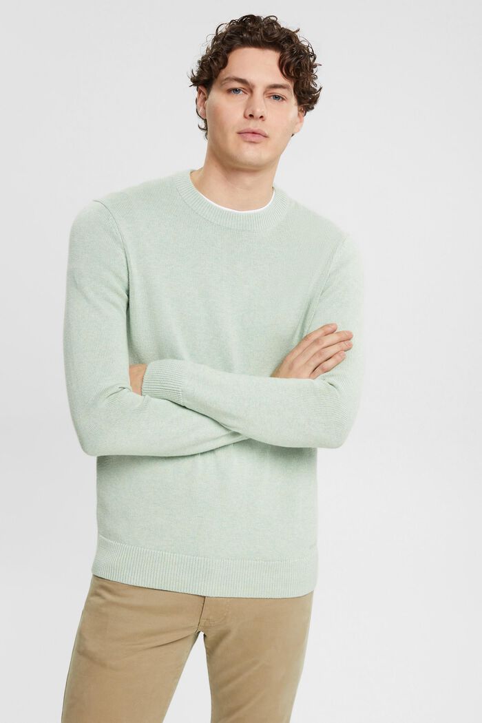 Dzianinowy sweter z ekologicznej bawełny
