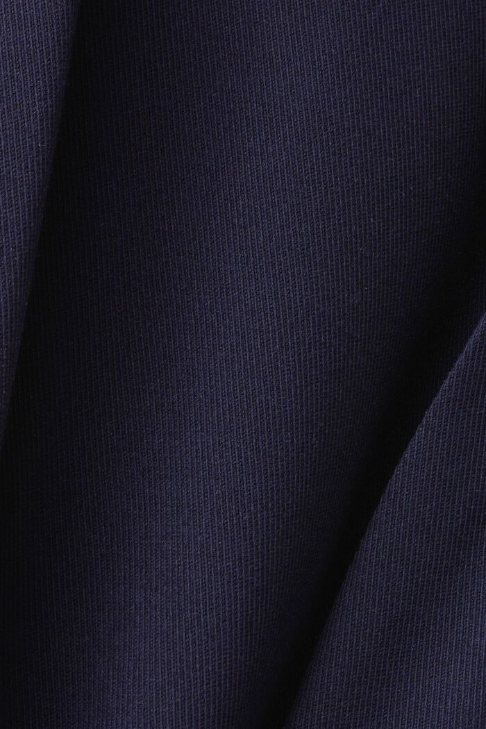 Skrócone spodnie z twillu, NAVY, detail image number 5