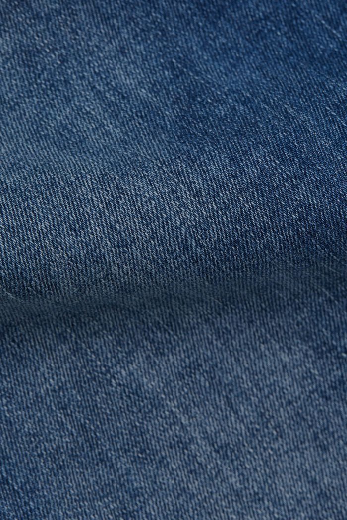 Dżinsy capri z bawełny organicznej, BLUE MEDIUM WASHED, detail image number 4