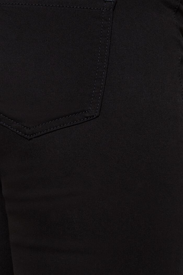 Elastyczne spodnie z panelem, BLACK, detail image number 1