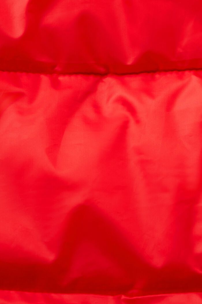 Z recyklingu: puchowa kurtka z kapturem, RED, detail image number 5