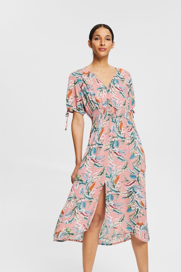 Sukienka plażowa z LENZING™ ECOVERO™, SALMON, detail image number 0