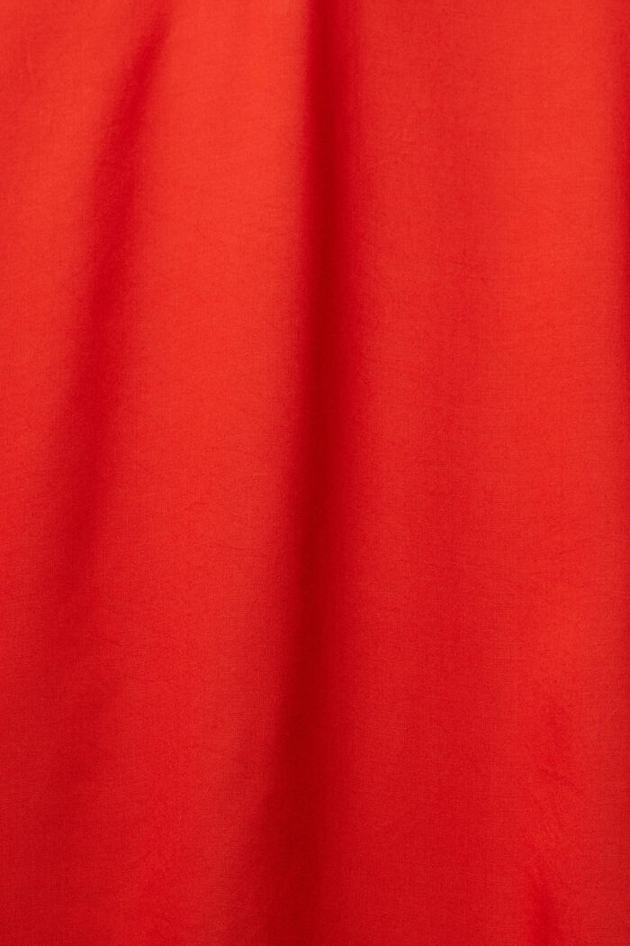 Bluzka z dekoltem w serek, LENZING™ ECOVERO™, ORANGE RED, detail image number 1