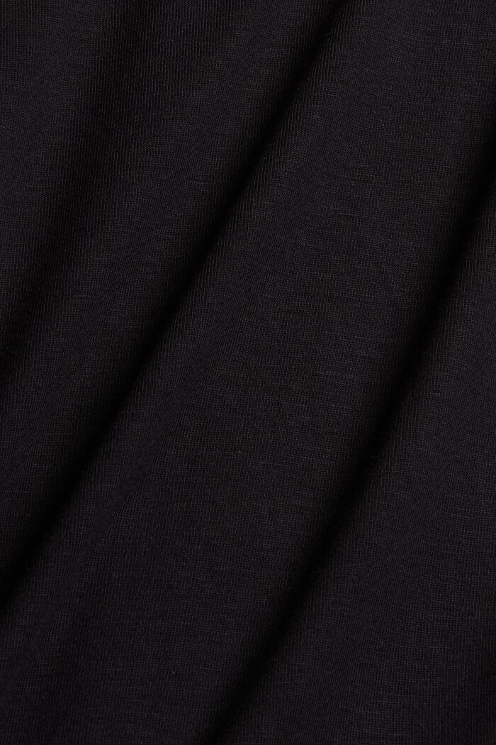 Koszulka od piżamy z LENZING™ ECOVERO™, BLACK, detail image number 4