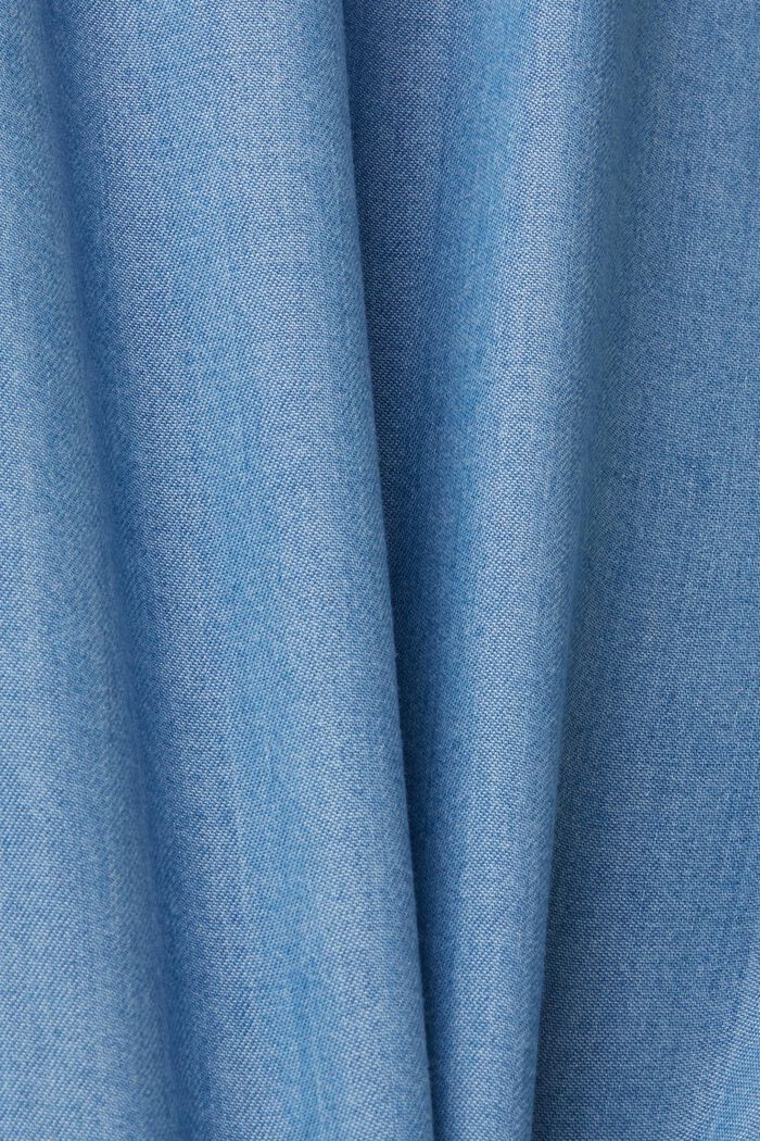 Z włókna TENCEL™: szorty w dżinsowym stylu, BLUE MEDIUM WASHED, detail image number 6