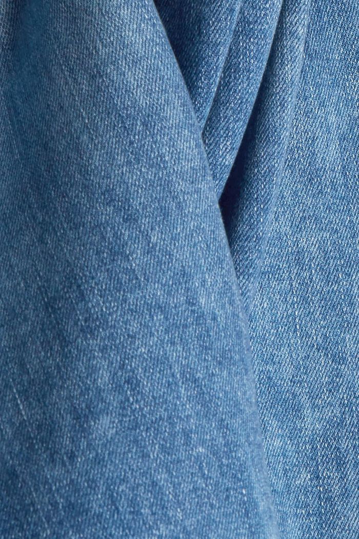 Elastyczne dżinsy z bawełną organiczną, BLUE LIGHT WASHED, detail image number 4