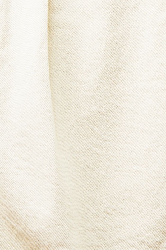 Szorty z poddanego praniu twillu bawełnianego, OFF WHITE, detail image number 6