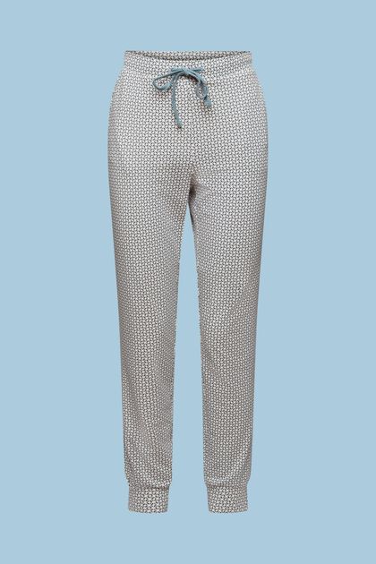 Dżersejowe spodnie od piżamy z nadrukiem