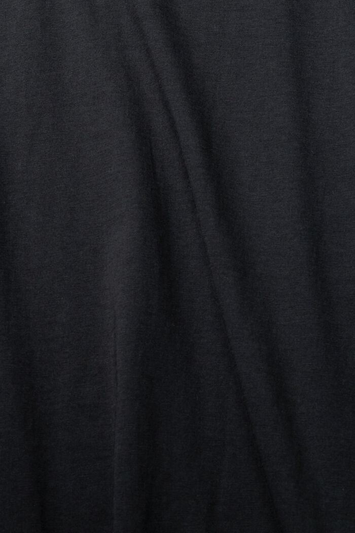 T-shirt z dżerseju, 100% bawełny, BLACK, detail image number 1