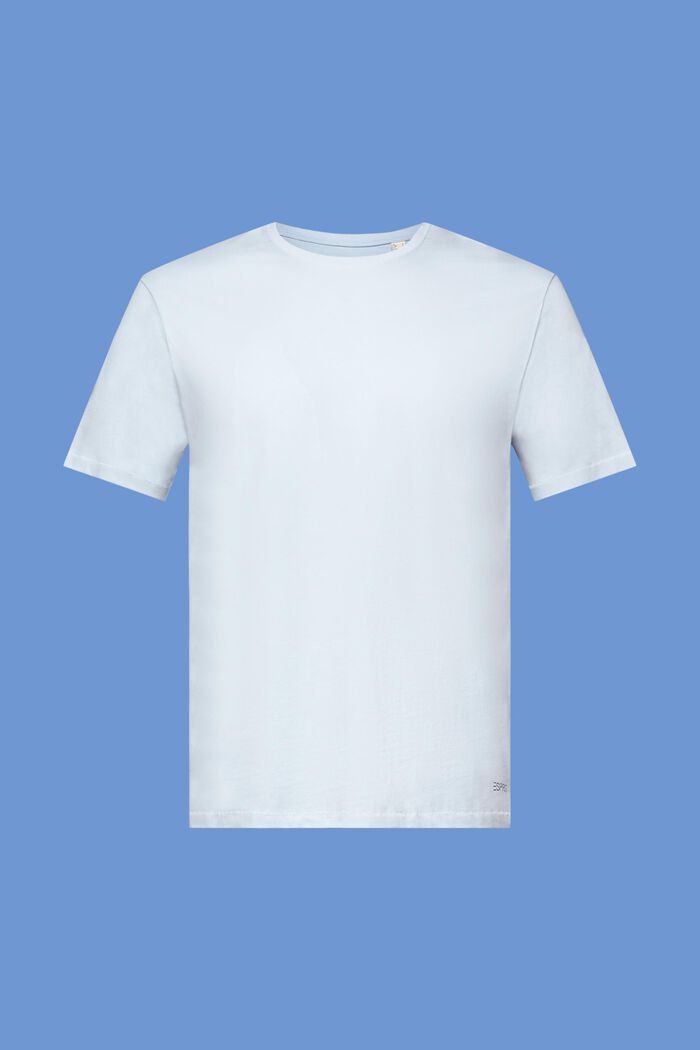 Dżersejowy T-shirt z nadrukiem, 100% bawełny, PASTEL BLUE, detail image number 6