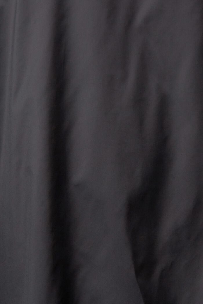 Długi płaszcz z wypełnieniem z puchu z recyklingu, BLACK, detail image number 5