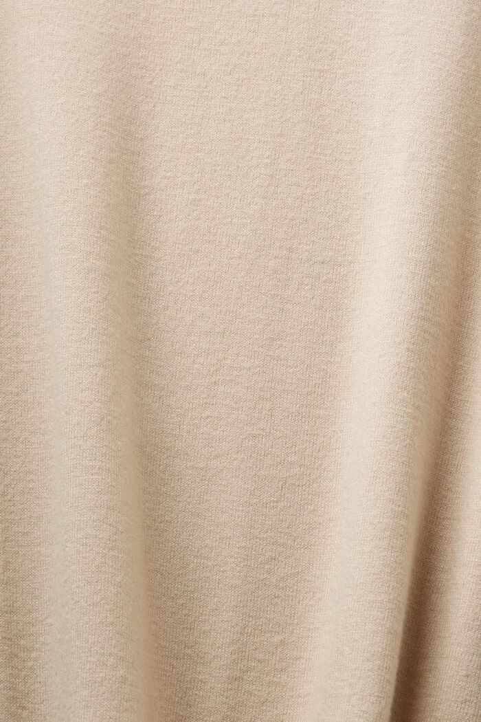 Dzianinowy sweter typu lounge, SAND, detail image number 4