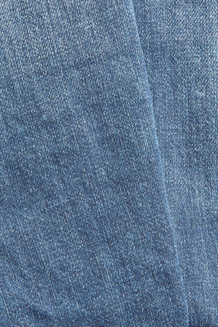 Z bawełny ekologicznej/konopi: dżinsy boyfriend z efektem znoszenia, BLUE DARK WASHED, detail image number 4
