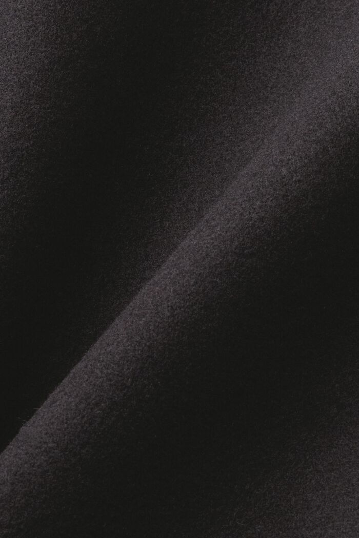 Płaszcz z kapturem z mieszanki materiałów, BLACK, detail image number 5
