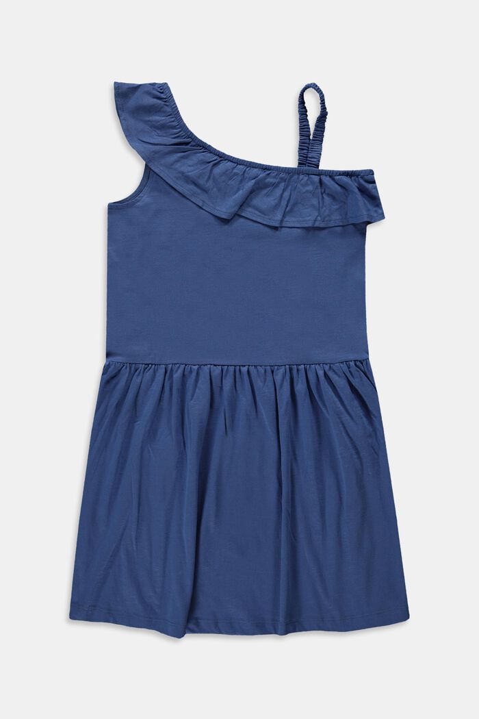 Sukienka z asymetrycznymi ramiączkami, BLUE, detail image number 1