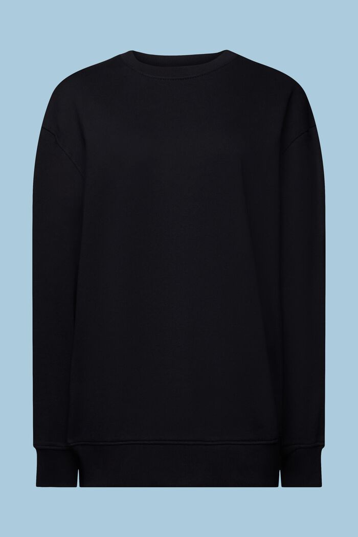 Bluza oversize z nadrukiem, BLACK, detail image number 7