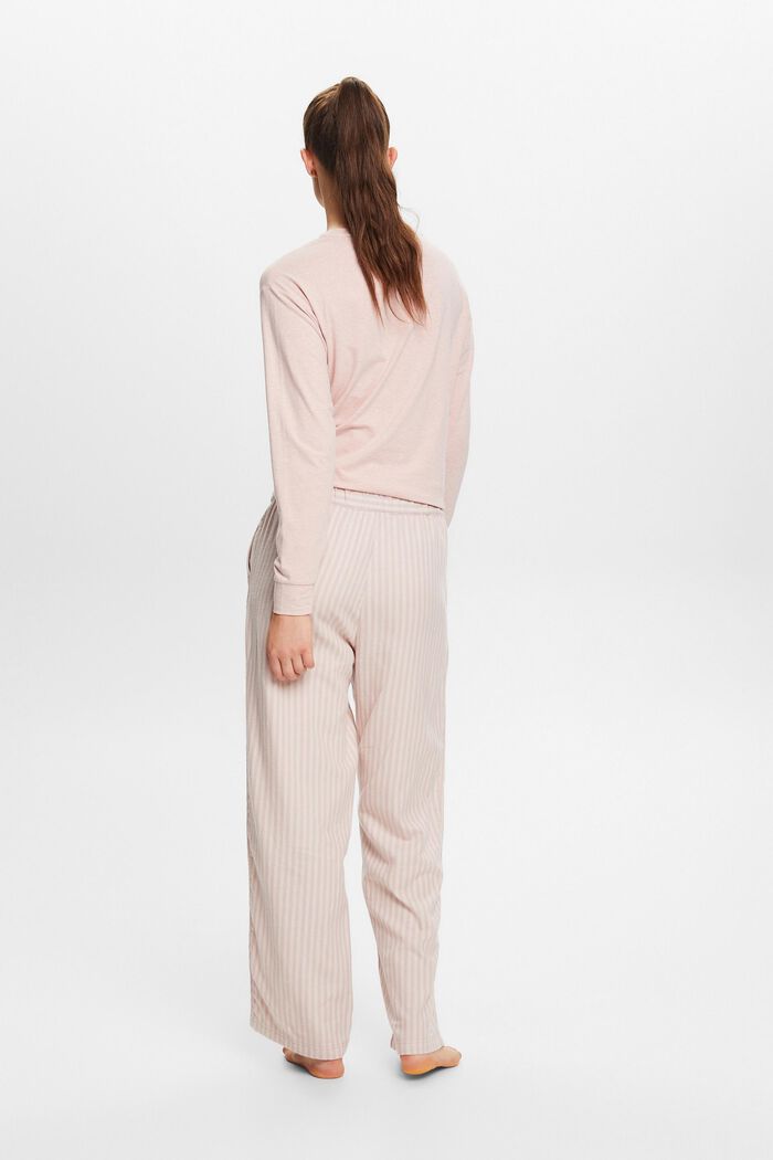 Flanelowe spodnie od piżamy, LIGHT PINK, detail image number 3
