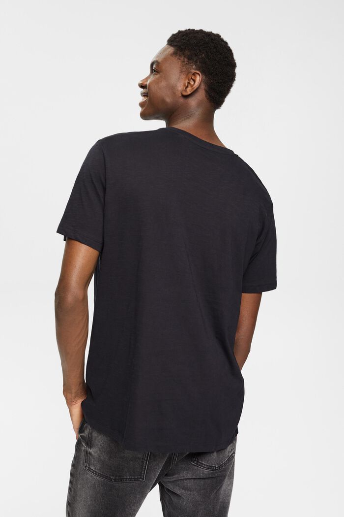 T-shirt z dżerseju, 100% bawełny, BLACK, detail image number 3