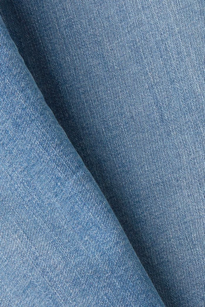 Dżinsy skinny ze zrównoważonej bawełny, BLUE LIGHT WASHED, detail image number 5