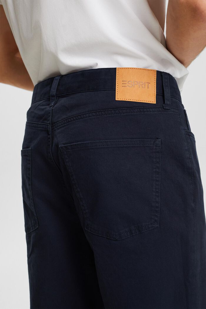 Klasyczne proste spodnie, NAVY, detail image number 4