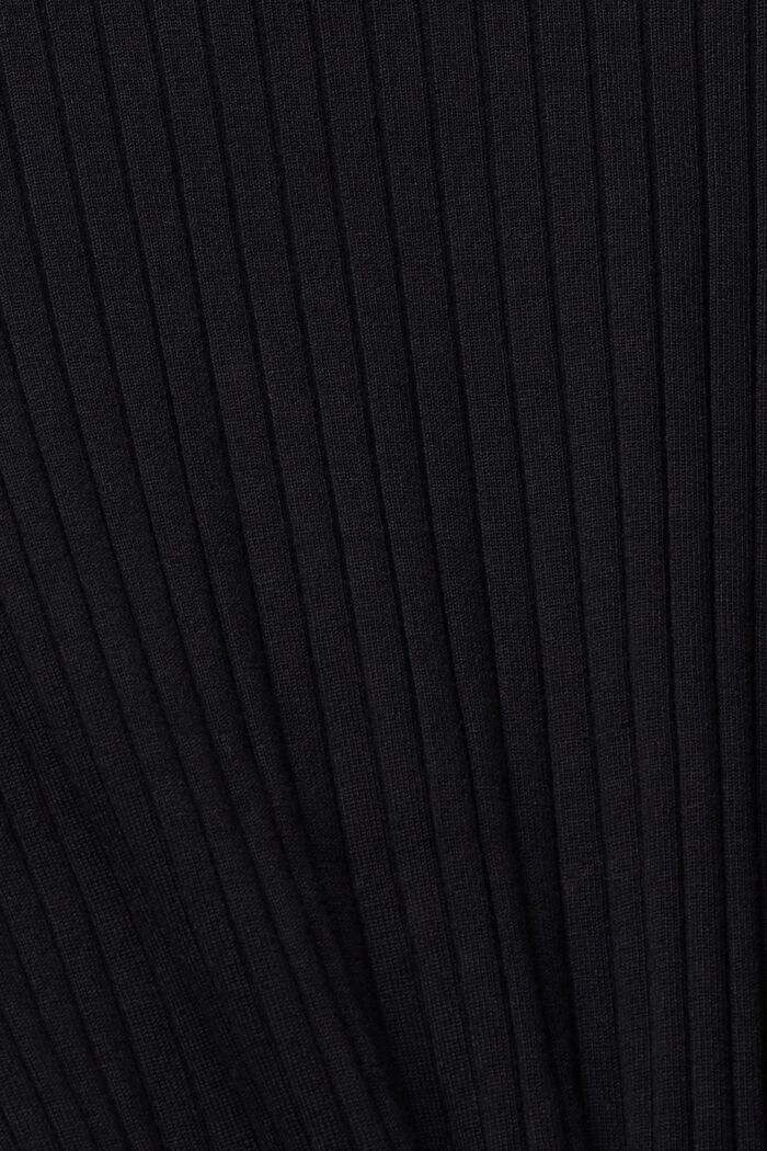 Sweter ze stójką, BLACK, detail image number 1