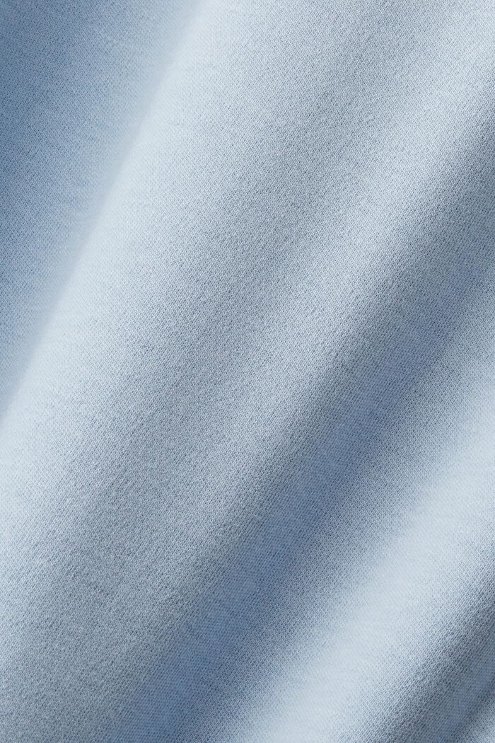 Koszulka polo z bawełny pima, LIGHT BLUE LAVENDER, detail image number 4