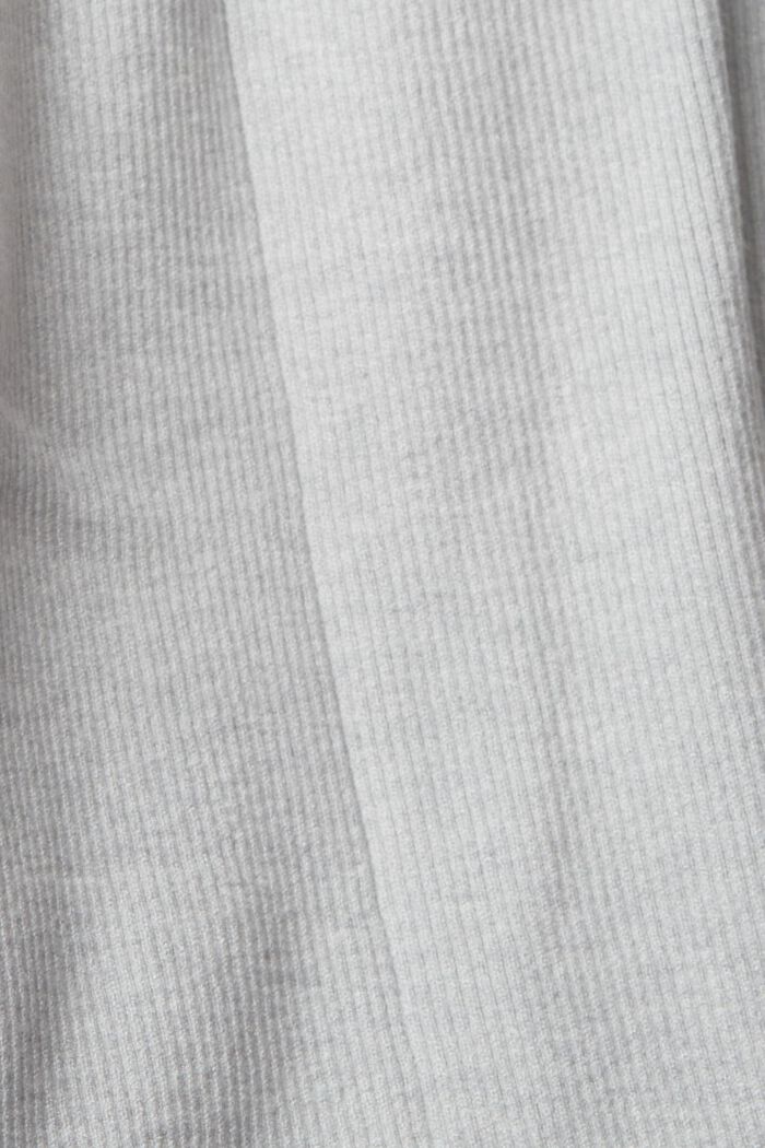 Długi kardigan z paskiem, LIGHT GREY, detail image number 1