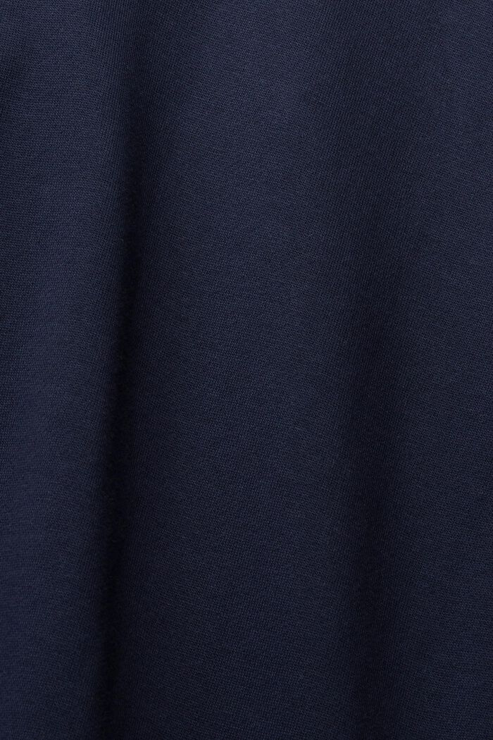 Bluza z kapturem z zamkami po bokach, NAVY, detail image number 1