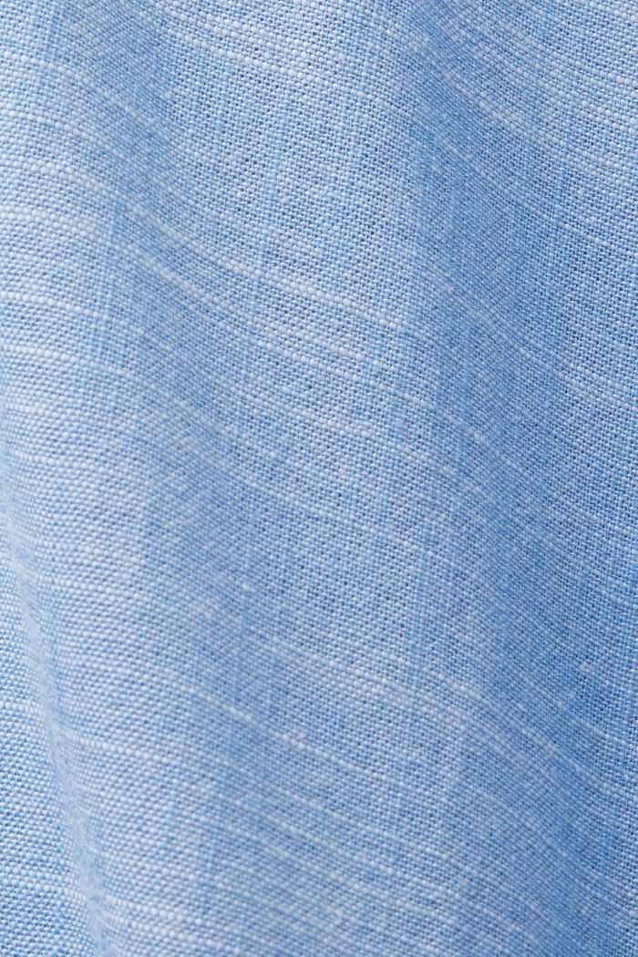 Bawełniana koszula zapinana na guziki, LIGHT BLUE, detail image number 4