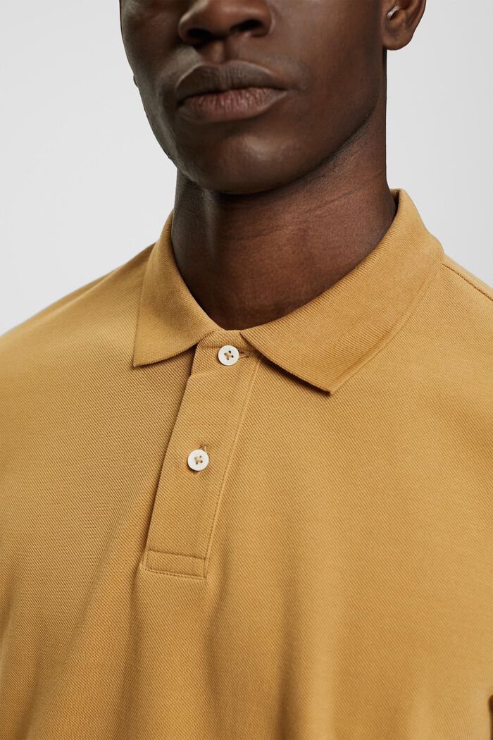 Koszulka polo, fason slim fit, BEIGE, detail image number 2