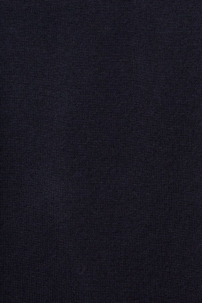 Sweter z zaokrąglonym dekoltem w serek, NAVY, detail image number 5