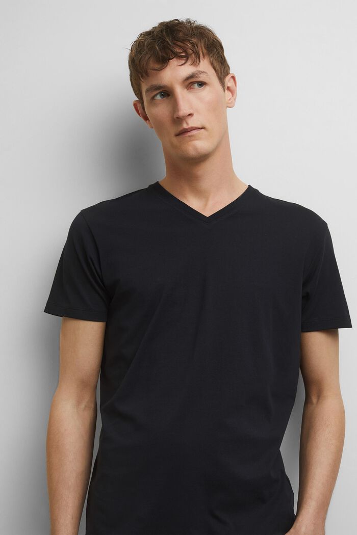 Jerseyowa koszulka w 100% z bawełny, BLACK, detail image number 4