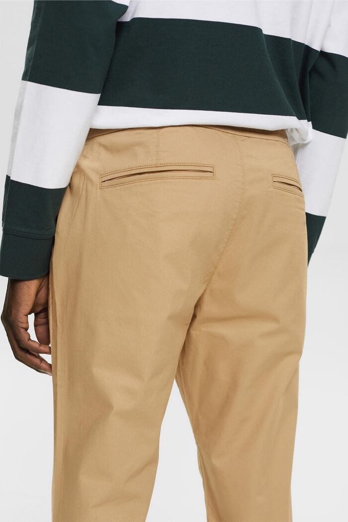 Spodnie w stylu joggersów, BEIGE, detail image number 2