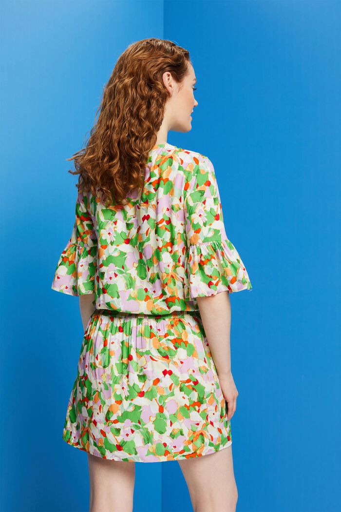 Plażowa sukienka mini, LENZING™ ECOVERO™, GREEN, detail image number 1