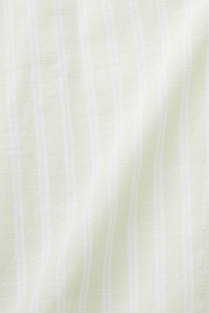 Bawełniana bluzka w paski, CITRUS GREEN, detail image number 5