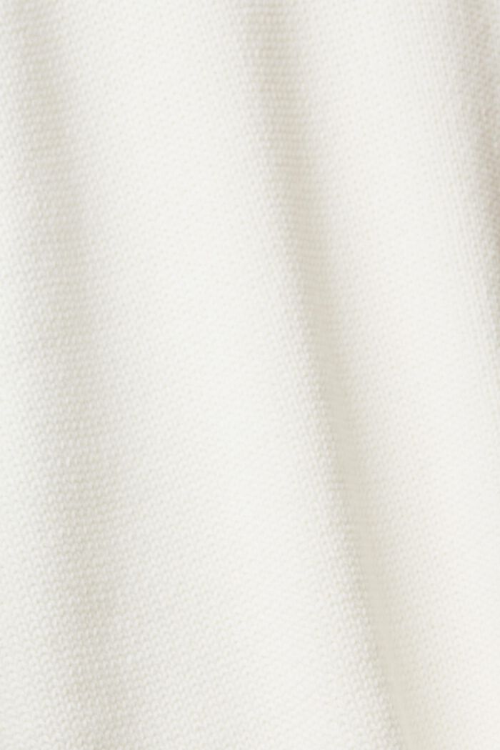 Dzianinowy sweter z półgolfem, OFF WHITE, detail image number 1