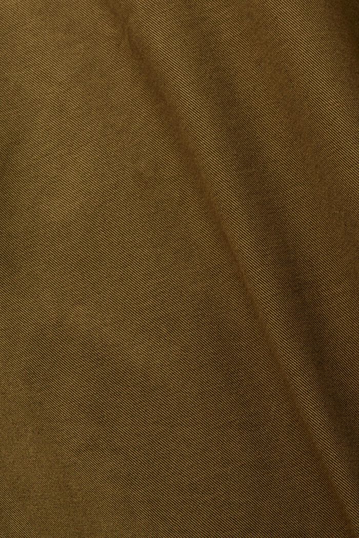 Kurtka z bawełnianego płótna, KHAKI GREEN, detail image number 4