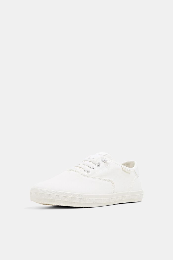 Sneakersy z elastycznymi, wiązanymi tasiemkami, OFF WHITE, detail image number 2
