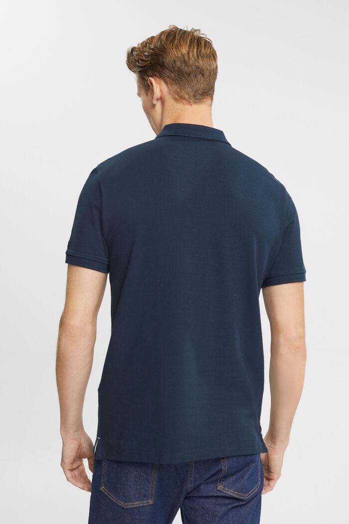 Koszulka polo, fason slim fit, NAVY, detail image number 3