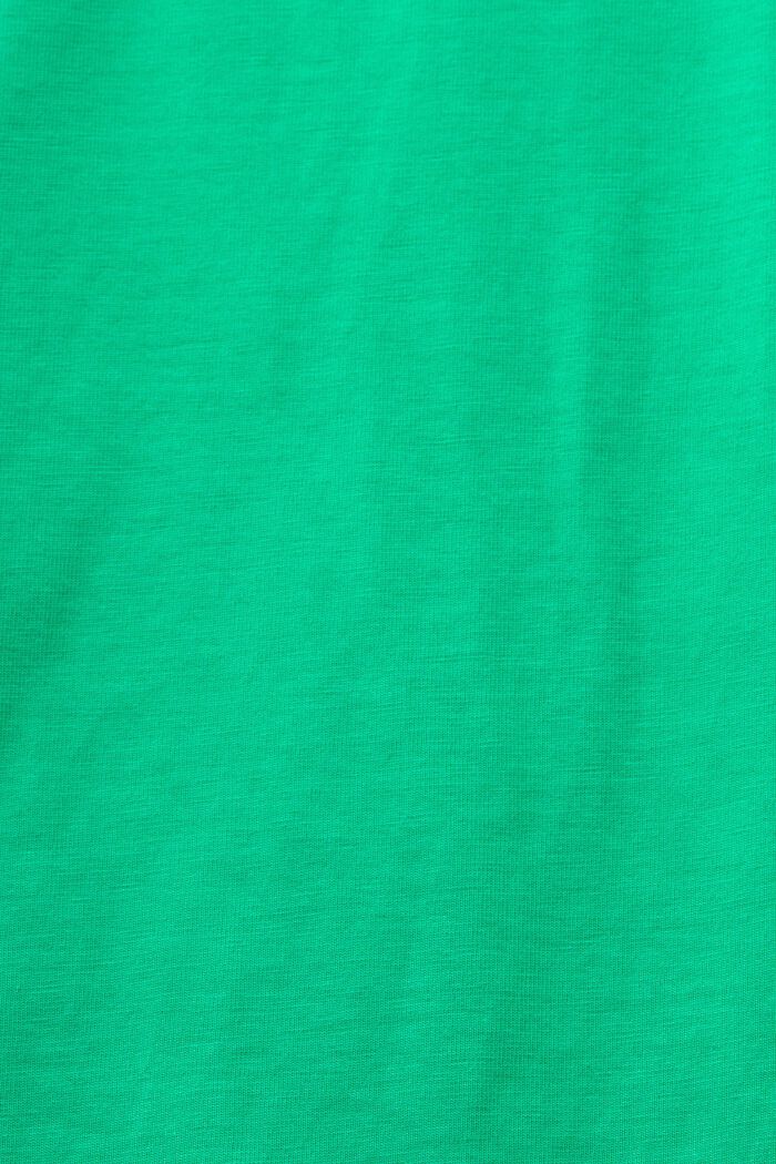 Dżersejowy T-shirt z bawełny organicznej, GREEN, detail image number 5