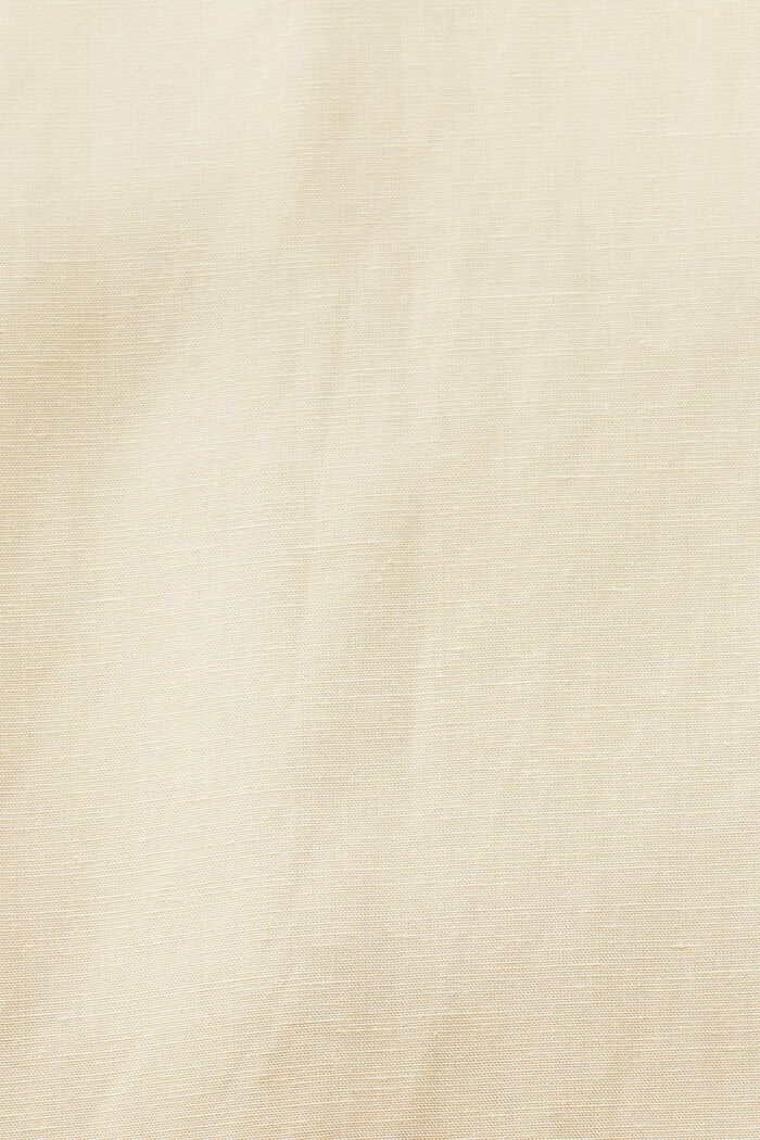 Koszula zapinana na guziki, fason oversize, SAND, detail image number 4