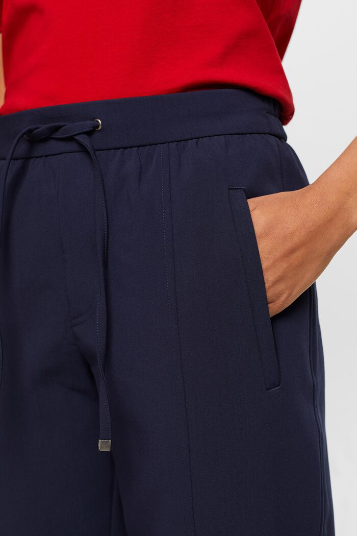 Spodnie w stylu joggersów, NAVY, detail image number 4