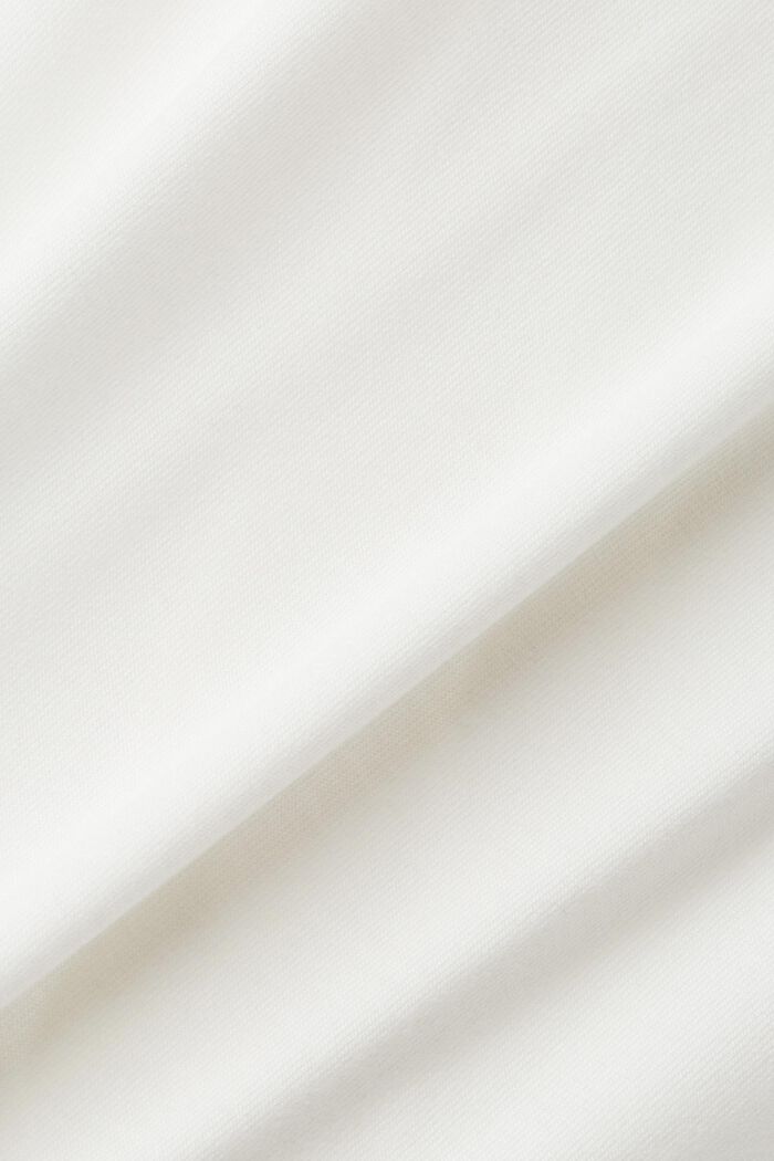 Bluzka z dekoltem w serek, LENZING™ ECOVERO™, OFF WHITE, detail image number 4