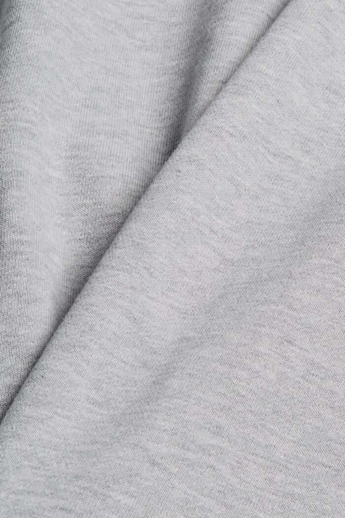 Bluza z kapturem z dzianiny dresowej z bawełny/TENCELU™, LIGHT GREY, detail image number 5