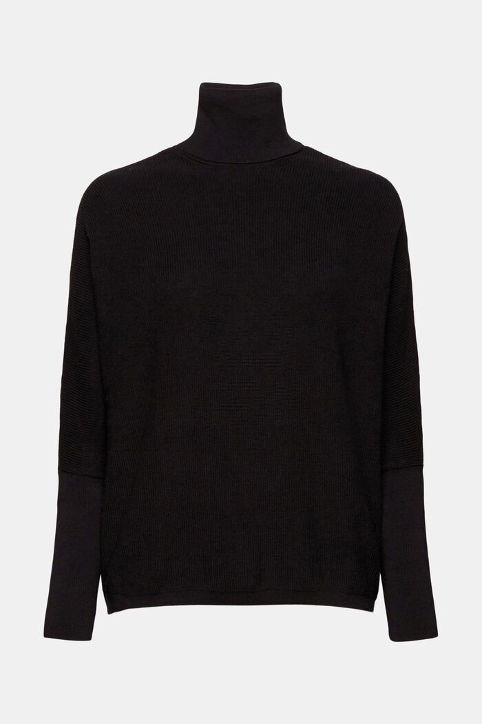 Sweaters, BLACK, detail image number 6
