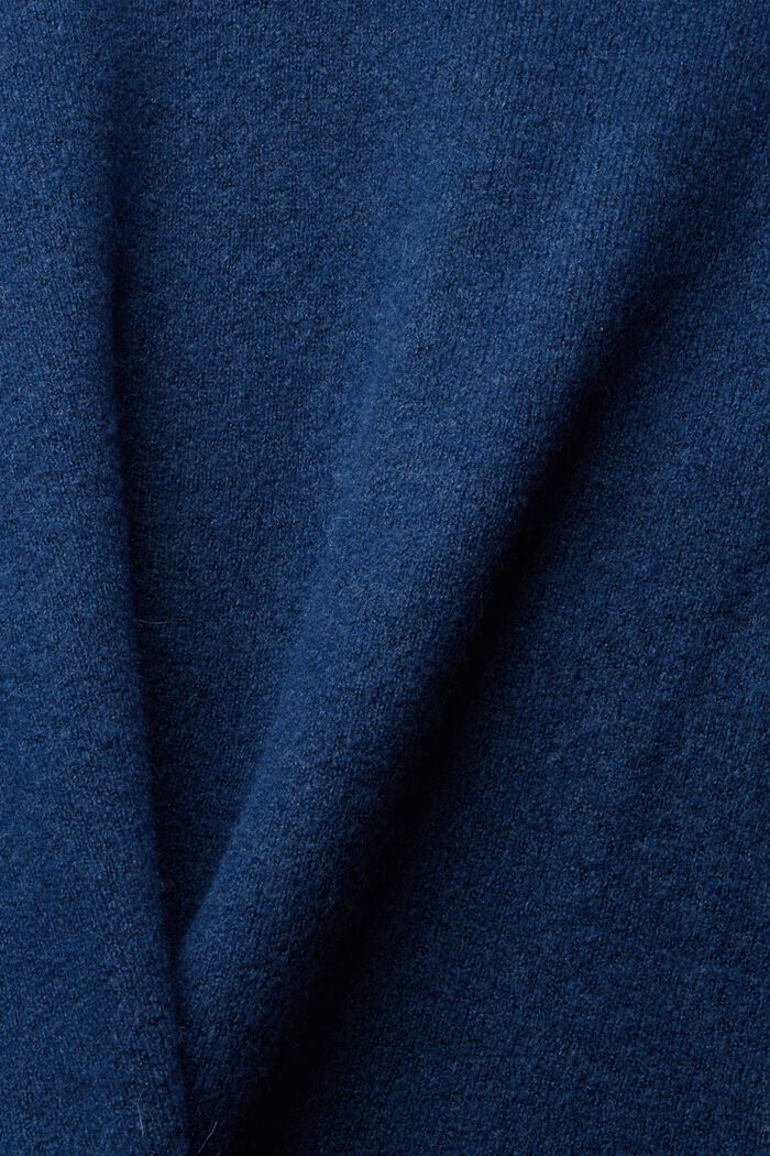 Z wełną: sweter w paski, NEW PETROL BLUE, detail image number 1